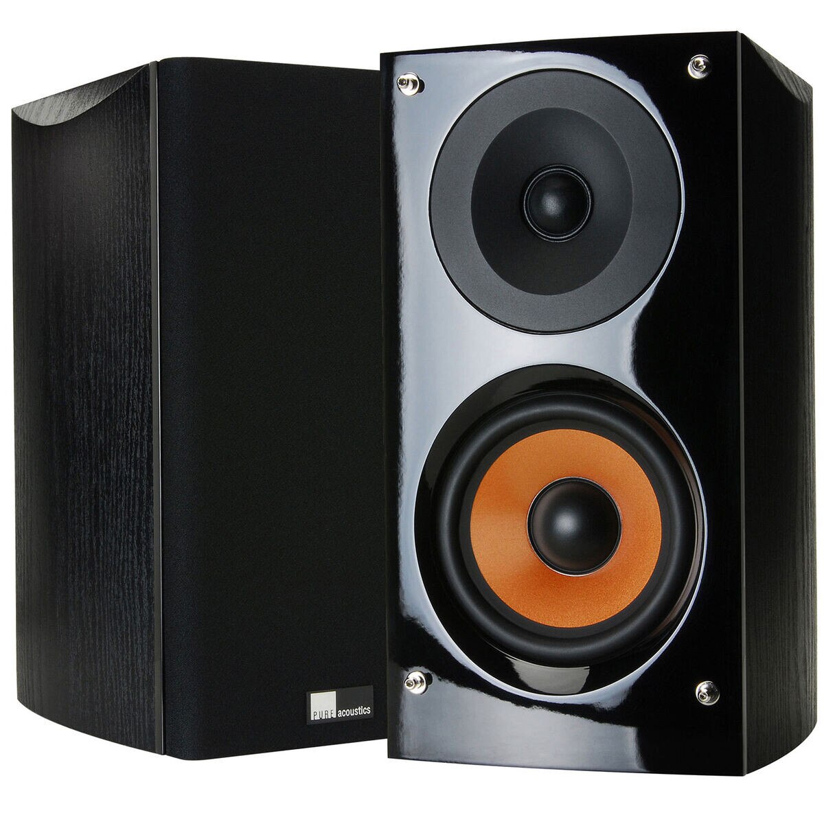 Pure Acoustics Supernova S 5" 2Way Bookshelf Speaker Pair Black